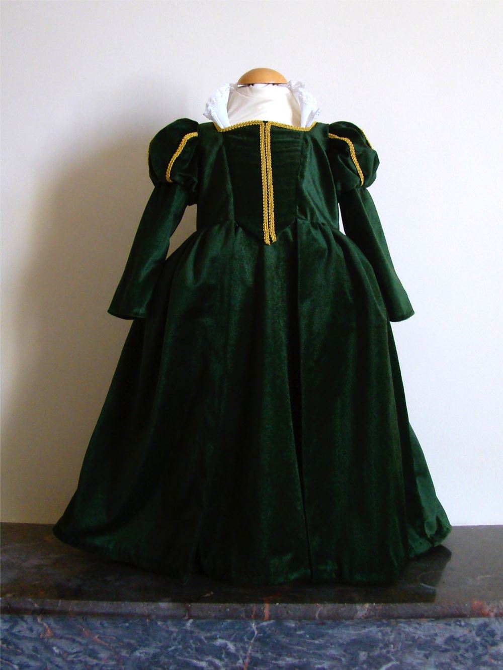 green velvet dress costume Green Velvet Goddess Medusa Sexy Snake Costume Dress with Slit – Eclipse  Costumes main image 1