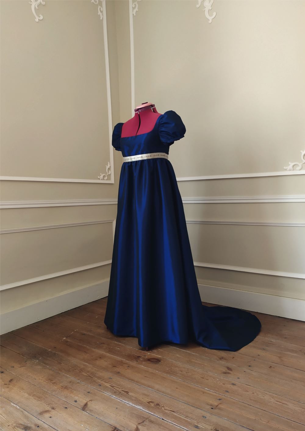 pastel blue bridesmaid dresses Elegant Sheath Halter Light Blue Satin Long Bridesmaid Dresses US18 / Custom Color