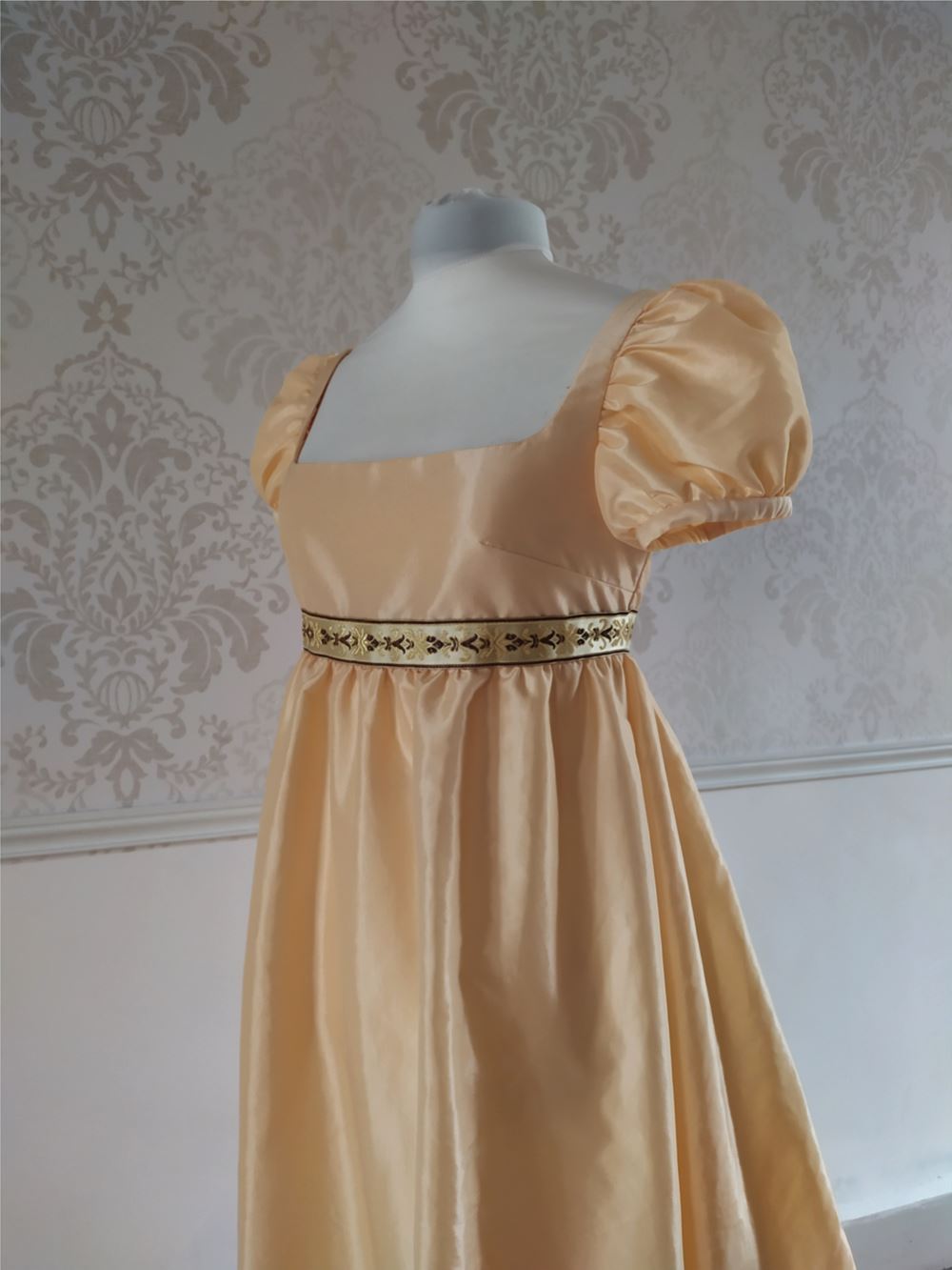 Regency ball gown in champagne color Regency ball gown in champagne color